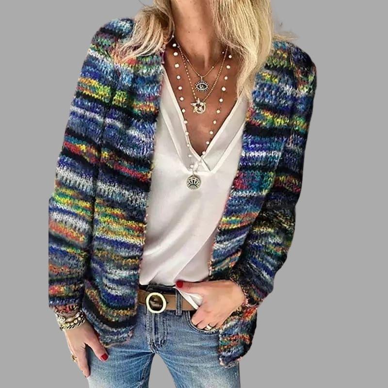 Velanora- Multicoloured Warm vest voor dames