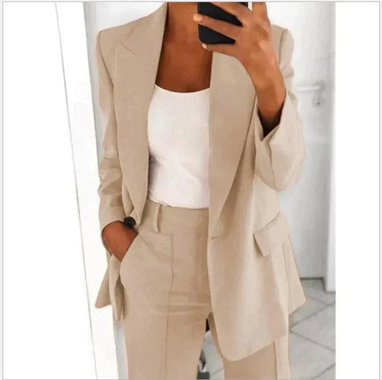 VELANORA- Elegante Bedrijf Stel in [Blazer+Broek]