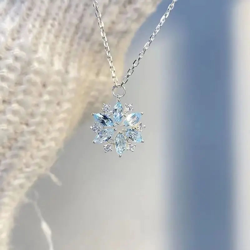 Aurora Zircon Sneeuw Ketting