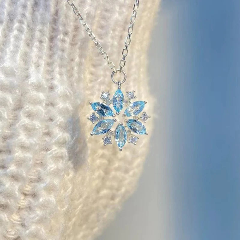 Aurora Zircon Sneeuw Ketting