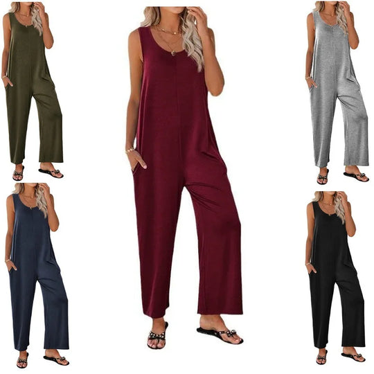 Luna Zomerjumpsuit voor Ontspannen Zomerdagen