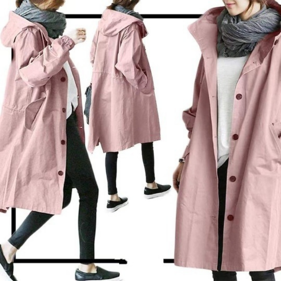 VELANORA Wind- en Waterdichte Dames Trenchcoat