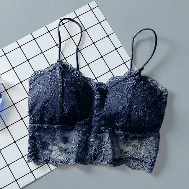 Zomerse Lace Bra met Pads voor Comfortabele Dagen