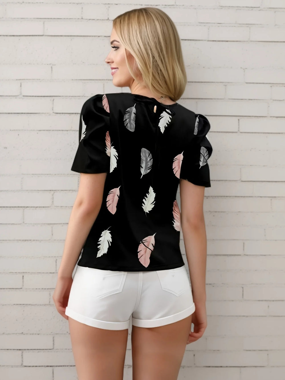 GleeterGlam Verenprint Blouse