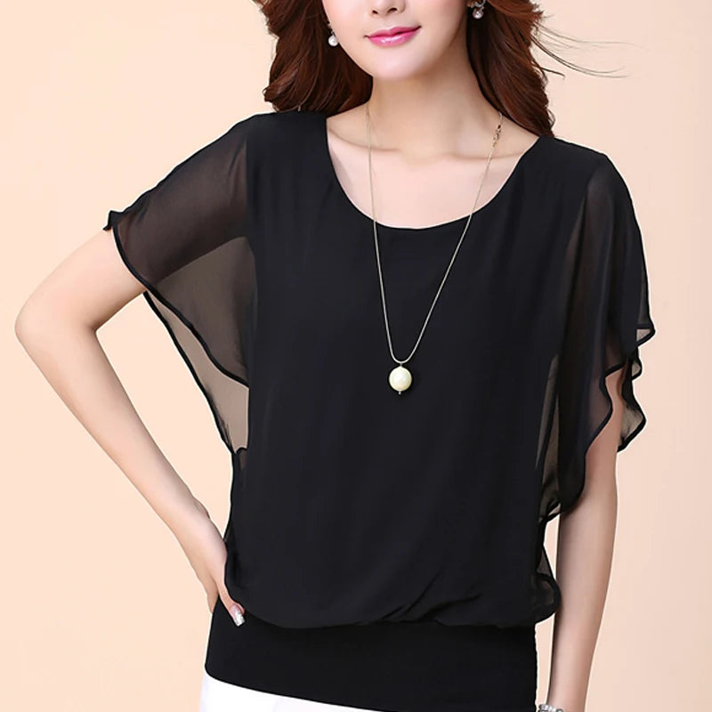 Chiffon Blouse Aurora Mode