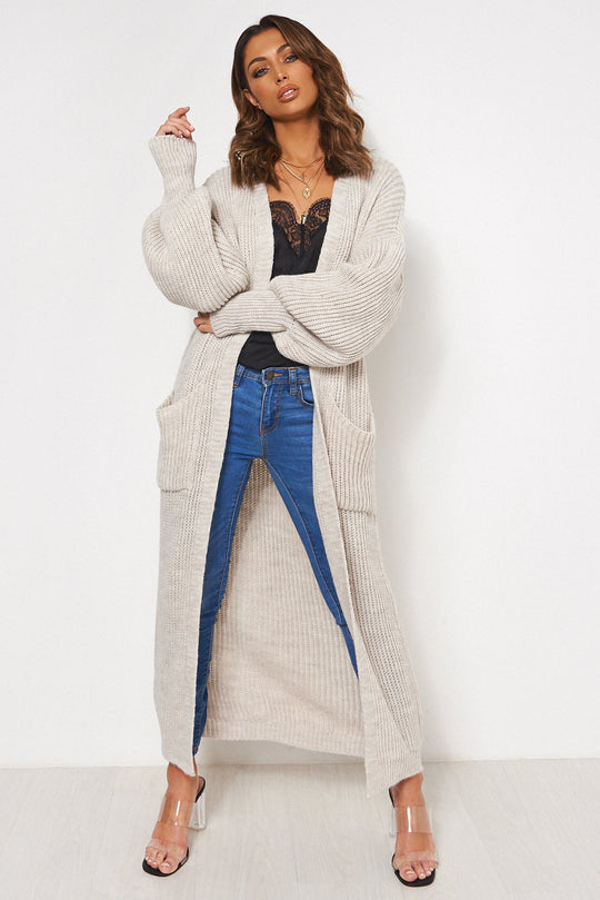 Maxi Cardigan van GlamourGloed