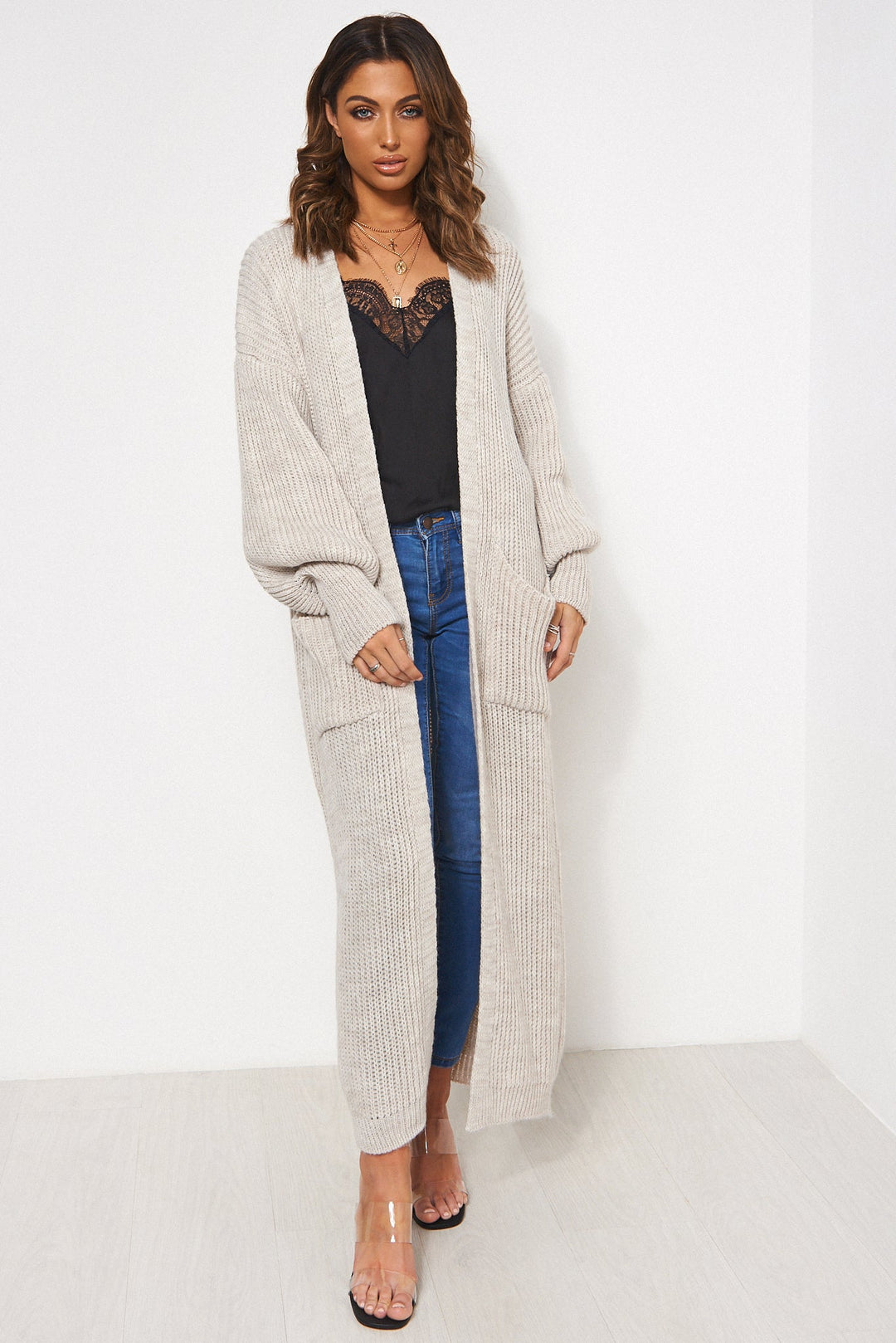 Maxi Cardigan van GlamourGloed