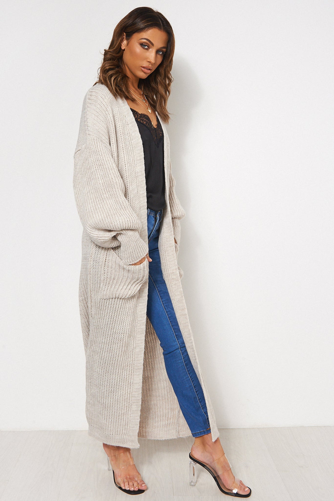 Maxi Cardigan van GlamourGloed