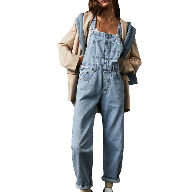 Zara Denim Jumpsuit voor Zomerse Casual Chic