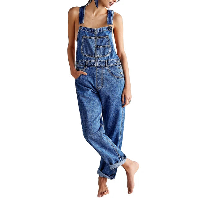 Zara Denim Jumpsuit voor Zomerse Casual Chic