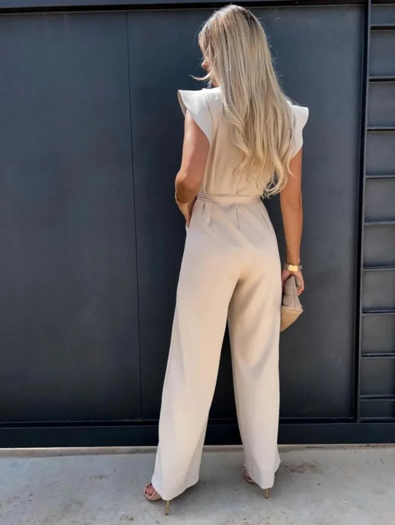 Elegante Zomerse Hoge Taille Jumpsuit