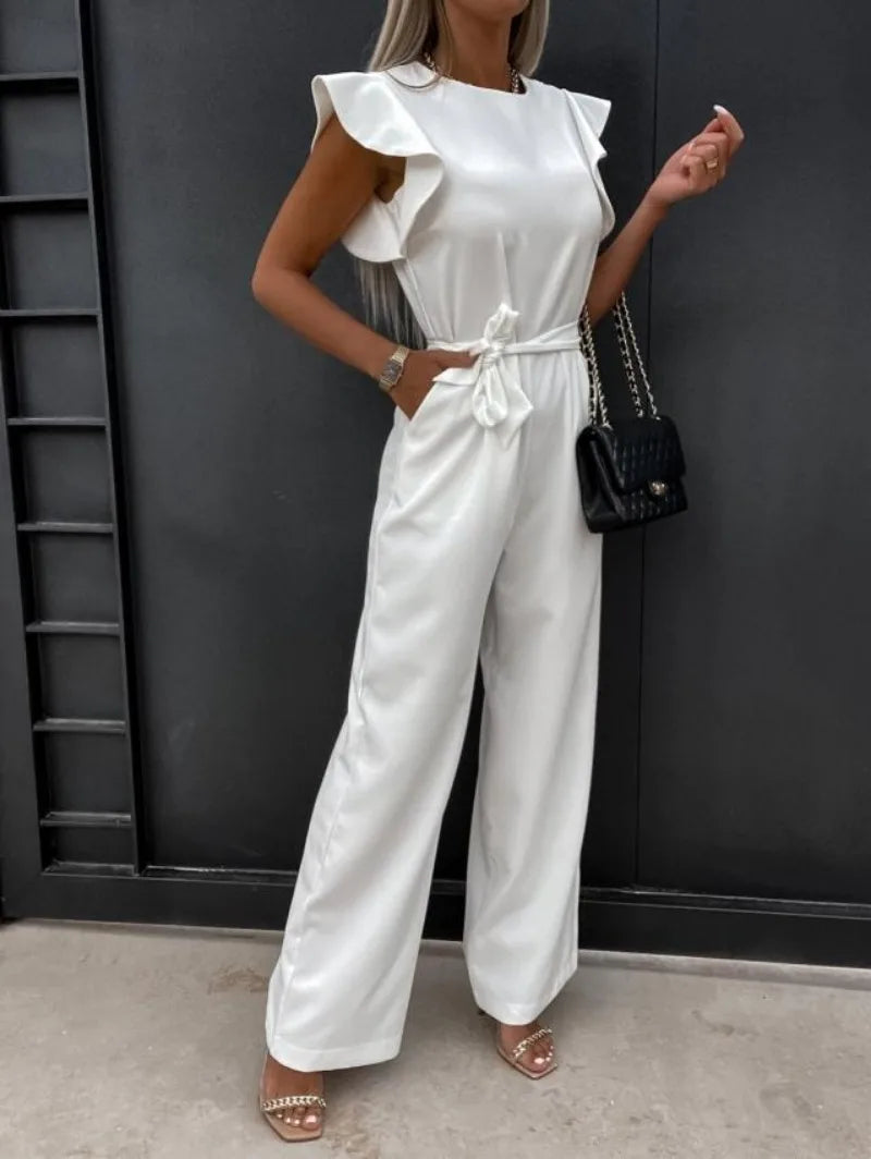 Elegante Zomerse Hoge Taille Jumpsuit