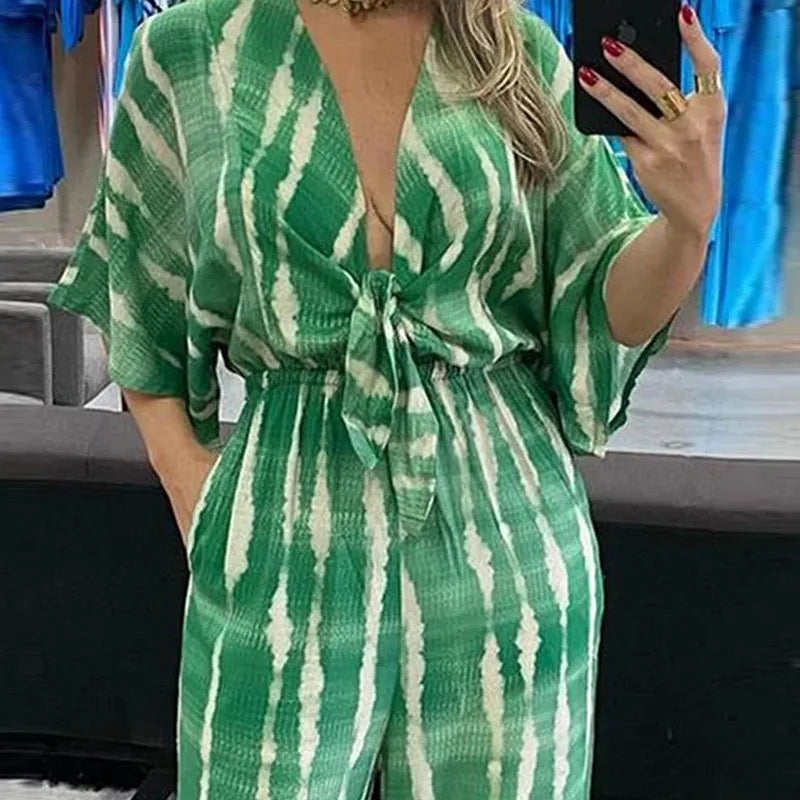 Bella Dames Elegantie Jumpsuit voor Zomerse Stijl