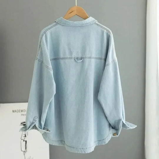 Casual Denim Shirt voor Vrouwen