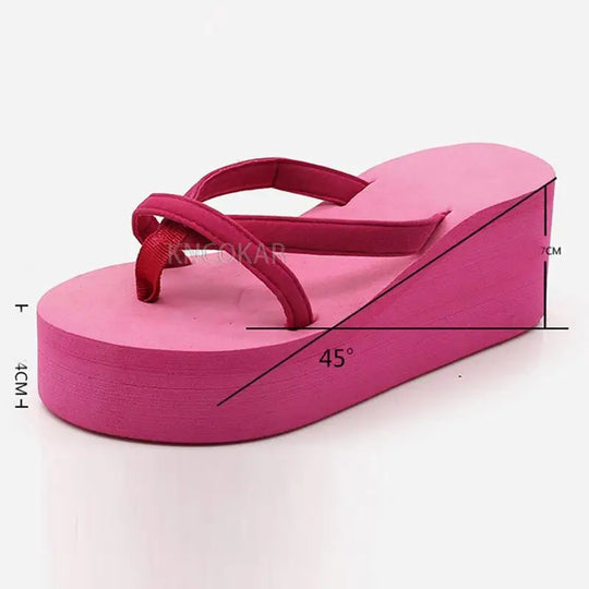 Eleganza Stijlvolle Zomerse Hoge Hakken Slippers