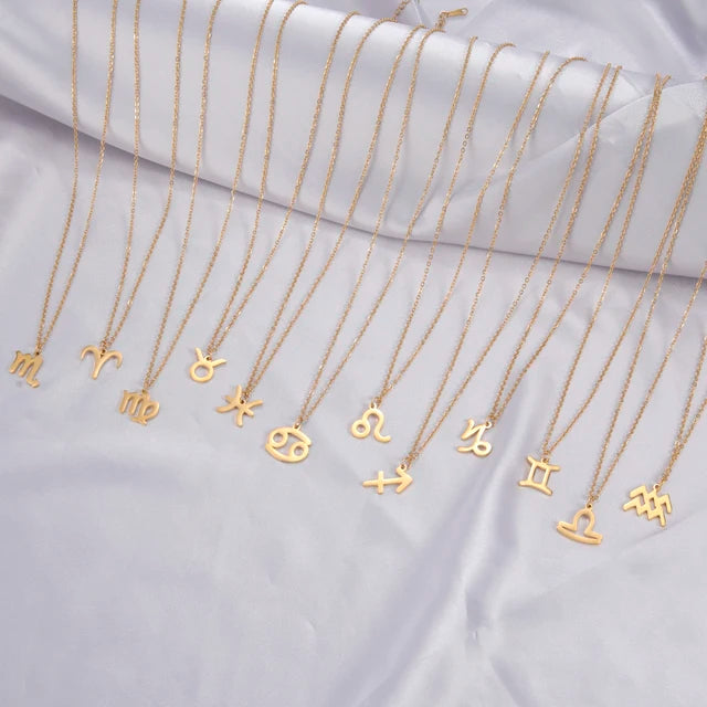 Sterrenkracht Gouden Dierenriem Hanger Ketting