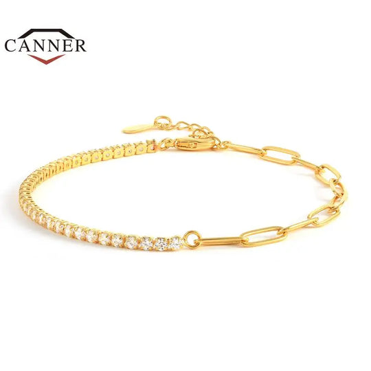 LuxMode Inmaker Exquisite Gold Kleur Koper Zirkoon CZ Armband