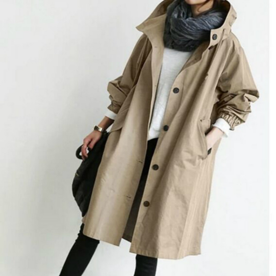 Lange trenchcoat voor dames