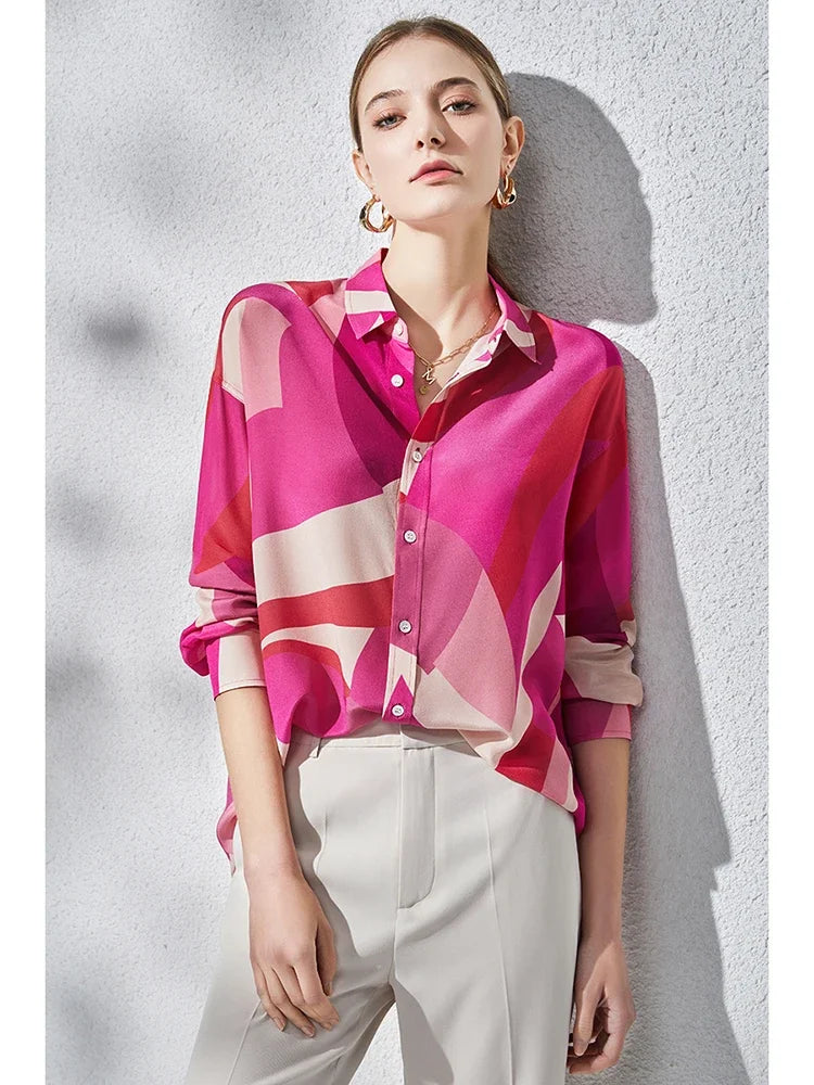 Glamoureuze Stijl Button-Down Damesblouses