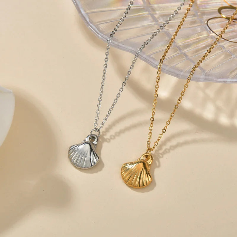 Trendy Sea Shell Hanger Ketting van Dotifi