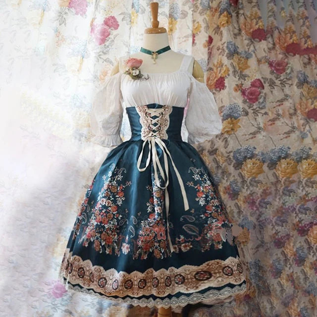 Betoverende Oktoberfest Dirndl Jurk