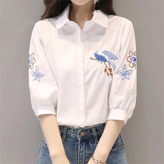 BloomElegance Elegante Blouse