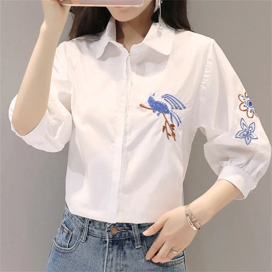 BloomElegance Elegante Blouse