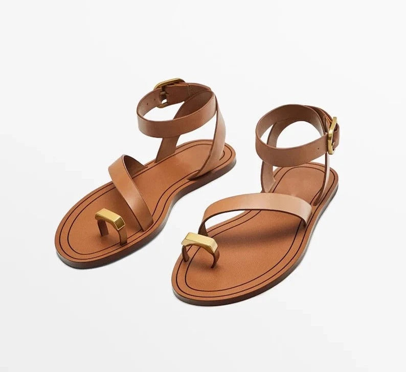 DeHaven Zomer Lederen Sandalen