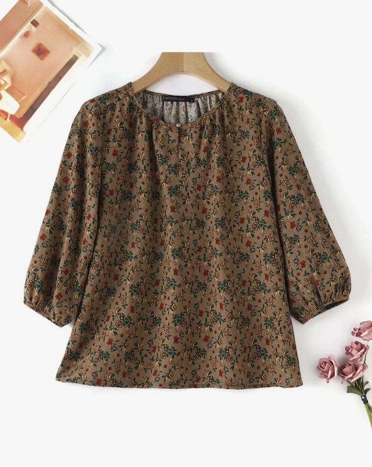 BohoChic Bloemenprint Tuniek Top