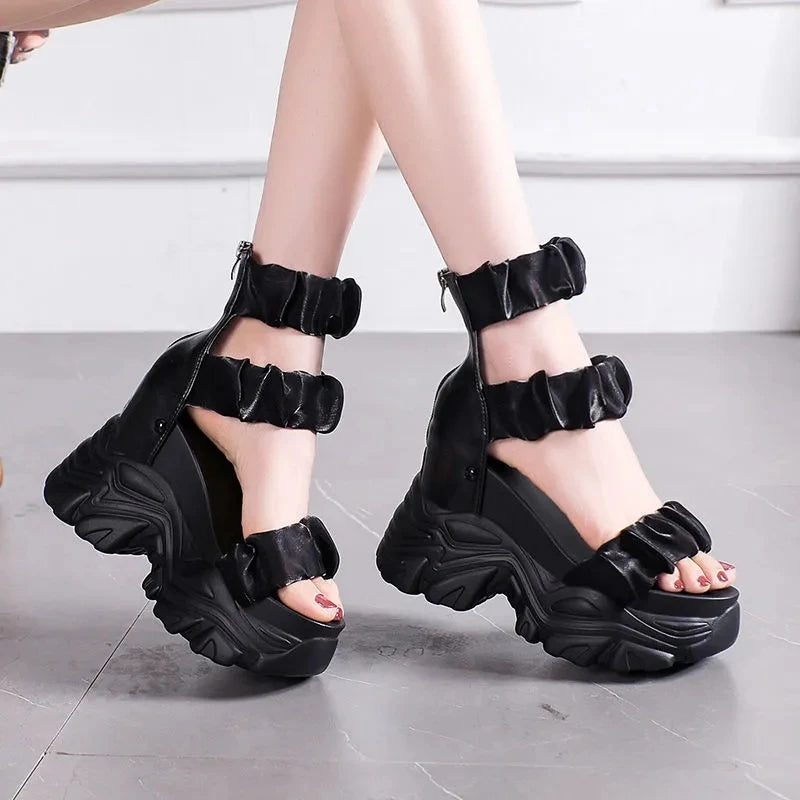 ZomerGloed Rode Sandalen