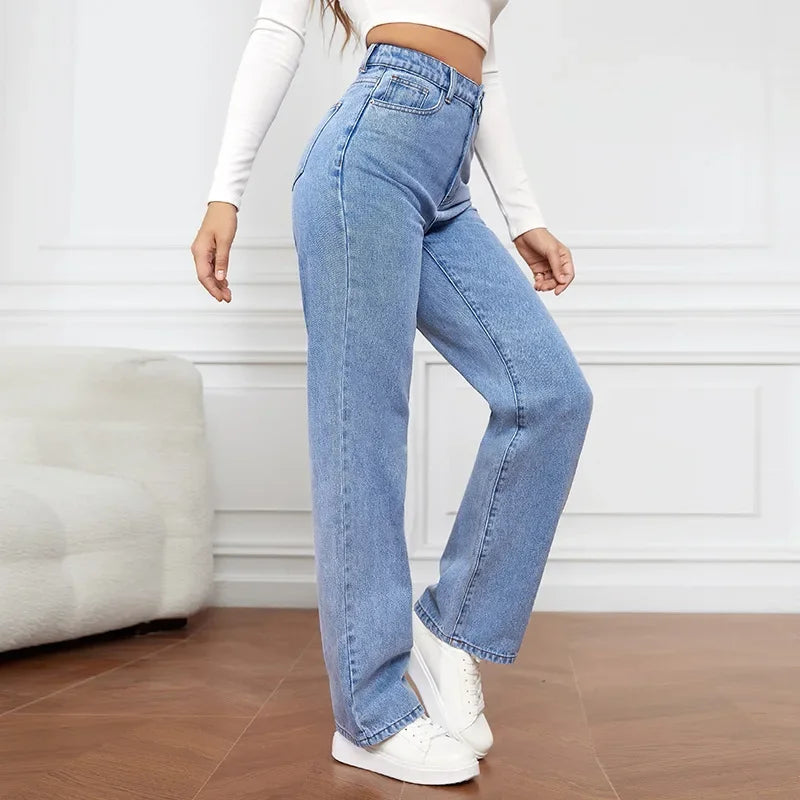 DutchDenim Hoge Taille Jeans