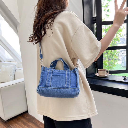 LuxeMode Denim Bag: Stijl en Functionaliteit