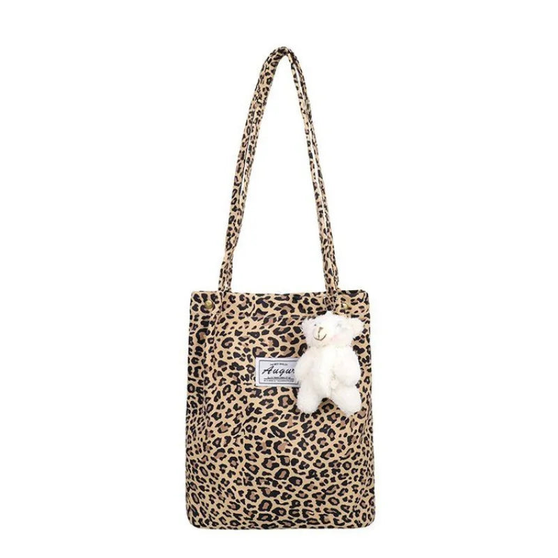 Chic Leopard Schoudertas van VivaModa