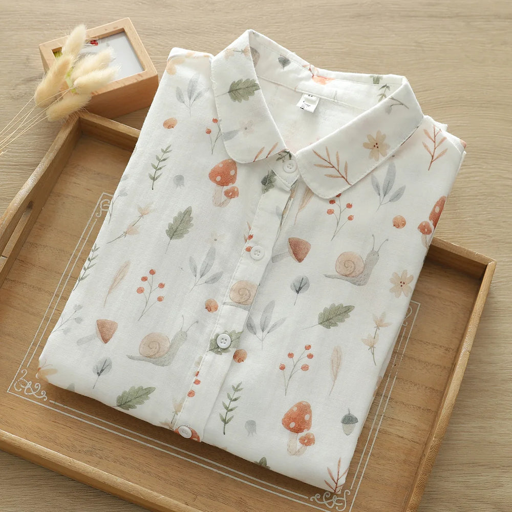 MoriMushroom Paddenstoelen Blouse