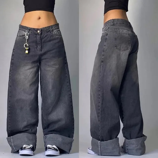 Retro Punk Baggy Jeans - Voor Hem en Haar