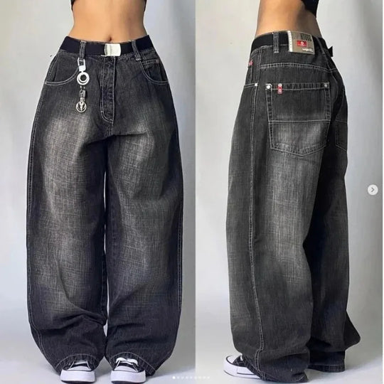 Retro Punk Baggy Jeans - Voor Hem en Haar