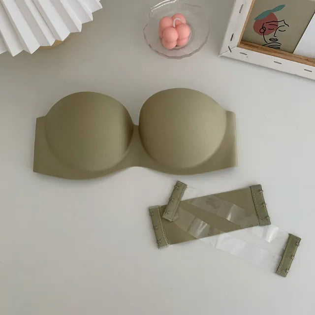 Glimmer's Zomerse Nieuwe Plakkerige Strapless Onzichtbare Sexy Beha