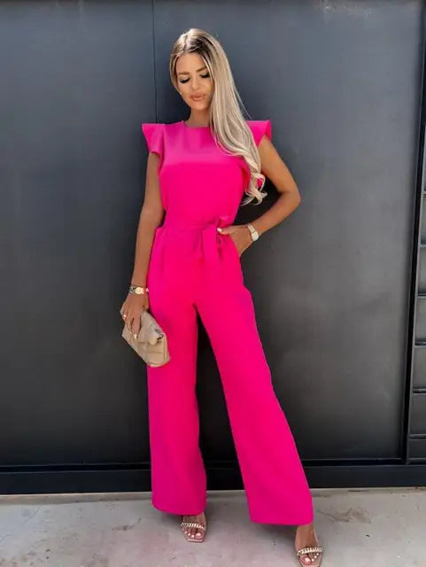 Mouwloze jumpsuit