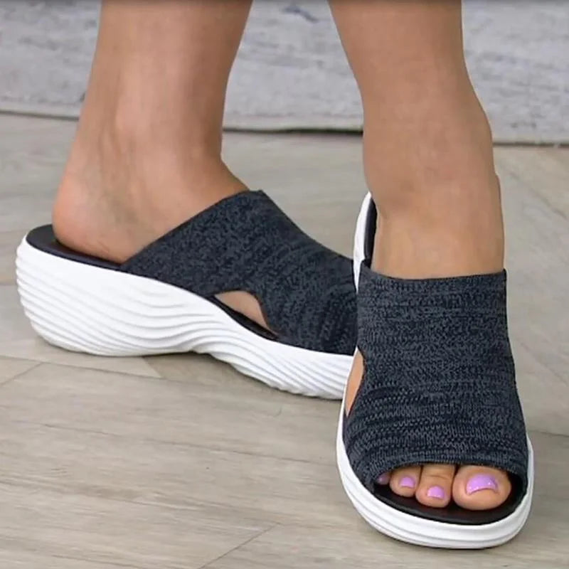 Zomerse A Leatar Orthopedische Slippers