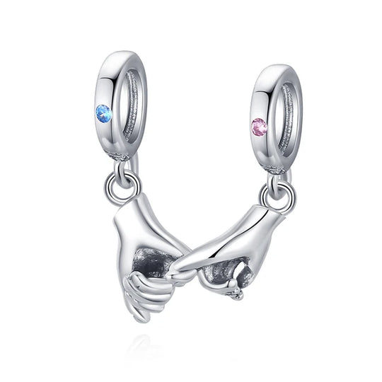 Betoverende Wostu 925 Sterling Zilver Pinky Swew Love Armband